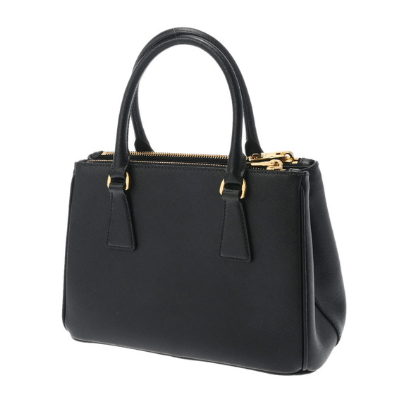 Prada Leather Saffiano Galleria Black Small Handbag - Picture 1 of 13